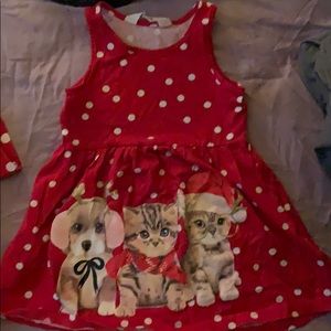 8 piece Holiday bundle w/ cute H&M cat/ dog dress